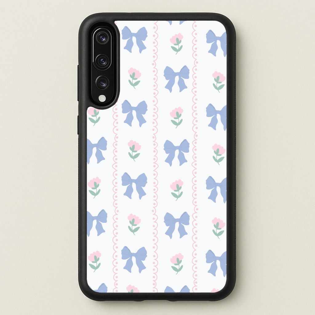 Pink Bows Pattern - Clean Girl Aesthetic - Clean Girl Aesthetic Phone Case for Huawei P20 Pro