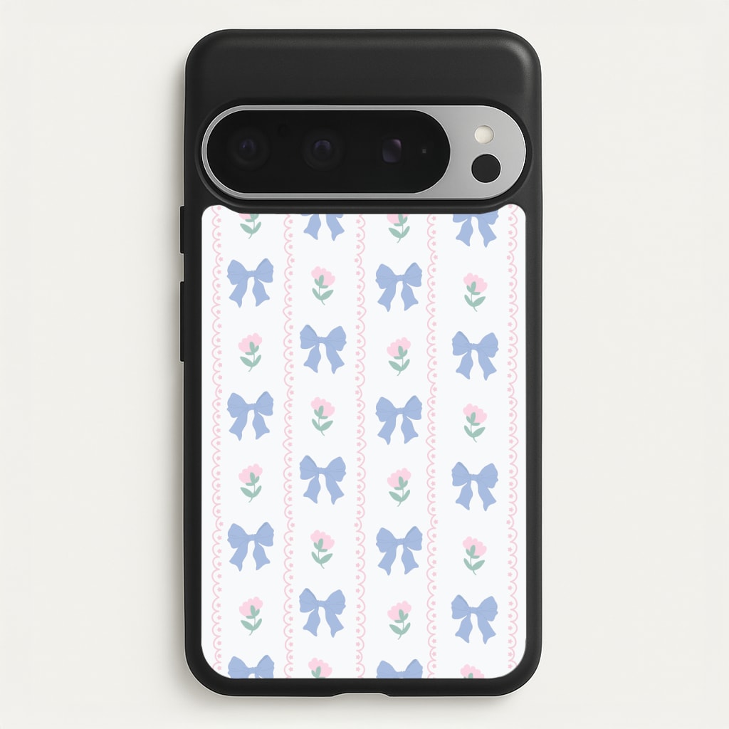 Pink Bows Pattern - Clean Girl Aesthetic - Clean Girl Aesthetic Phone Case for Google Pixel 9 Pro XL