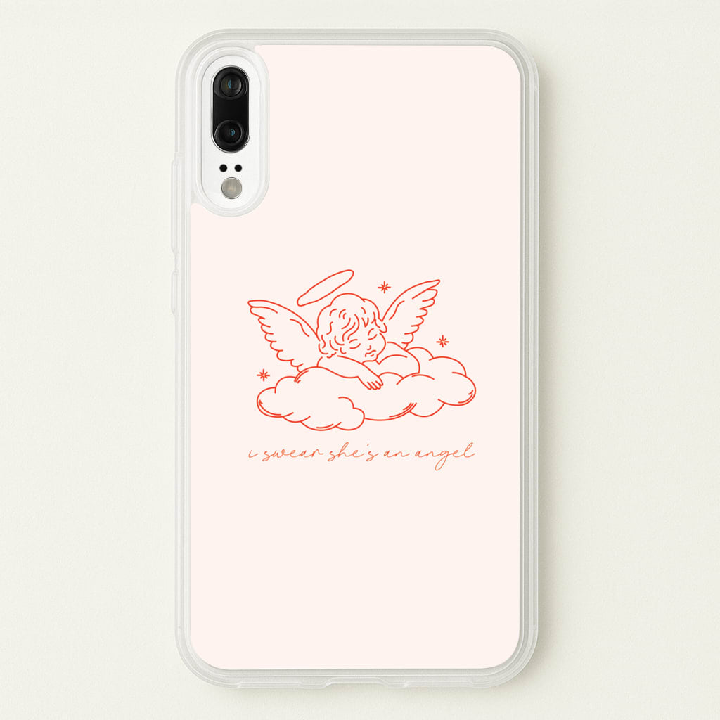 I Swear Shes An Angel - Clean Girl Aesthetic - Clean Girl Aesthetic Phone Case for Huawei P20