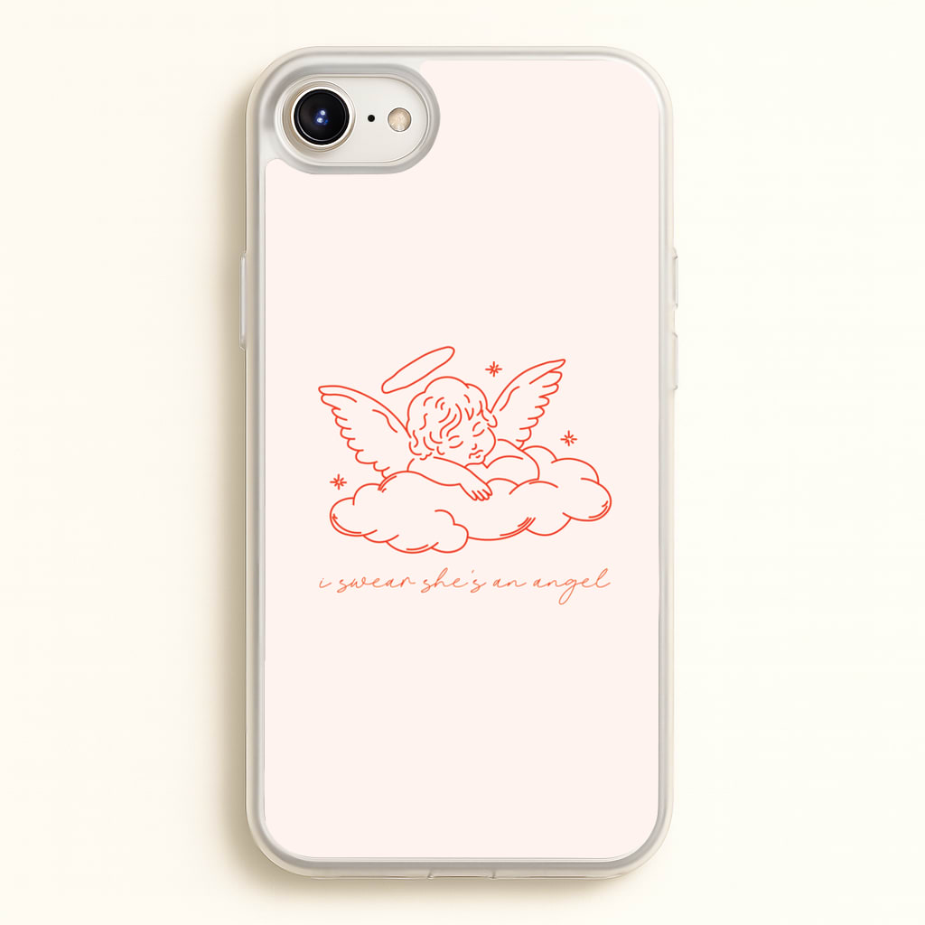 I Swear Shes An Angel - Clean Girl Aesthetic - Clean Girl Aesthetic Phone Case for iPhone 6 / 7 / 8 / SE