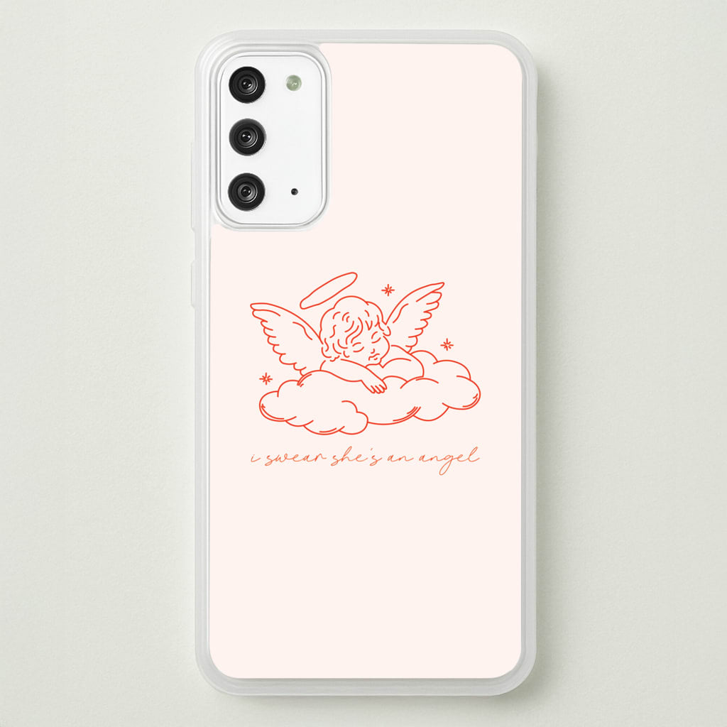 I Swear Shes An Angel - Clean Girl Aesthetic - Clean Girl Aesthetic Phone Case for Galaxy Note 20