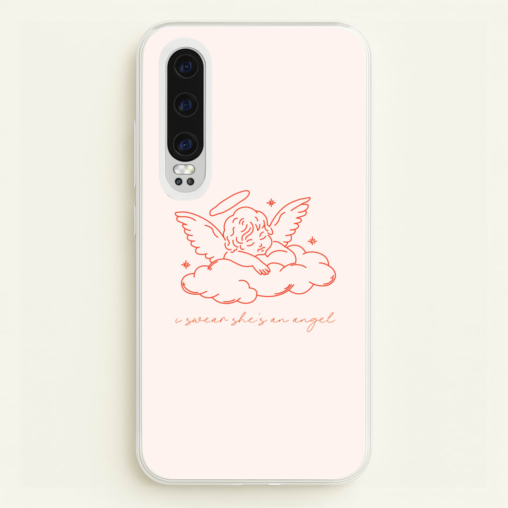 I Swear Shes An Angel - Clean Girl Aesthetic - Clean Girl Aesthetic Phone Case for Huawei P30