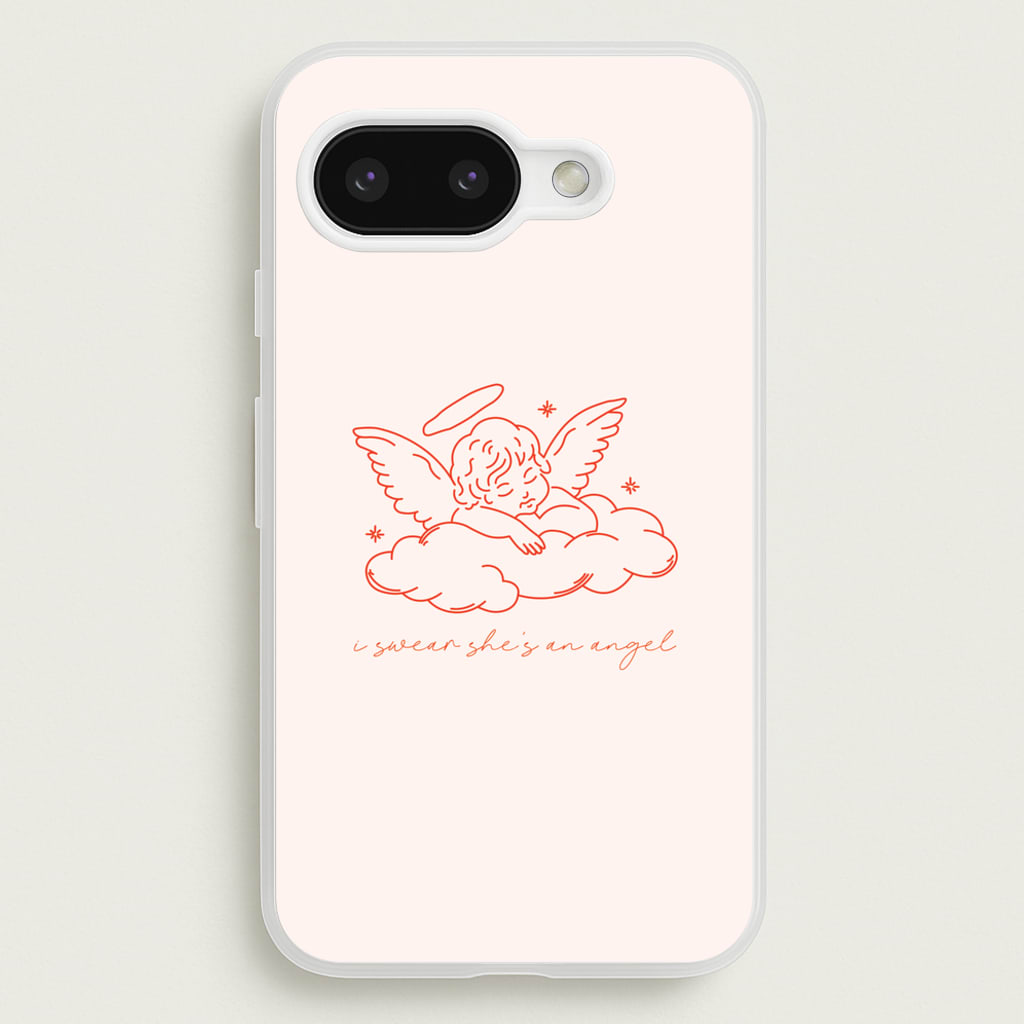 I Swear Shes An Angel - Clean Girl Aesthetic - Clean Girl Aesthetic Phone Case for Google Pixel 9a