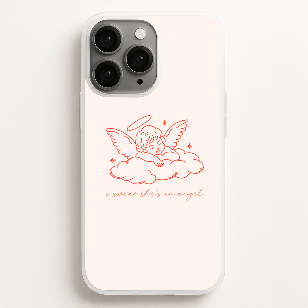 I Swear Shes An Angel - Clean Girl Aesthetic - Clean Girl Aesthetic Phone Case for iPhone 11 Pro