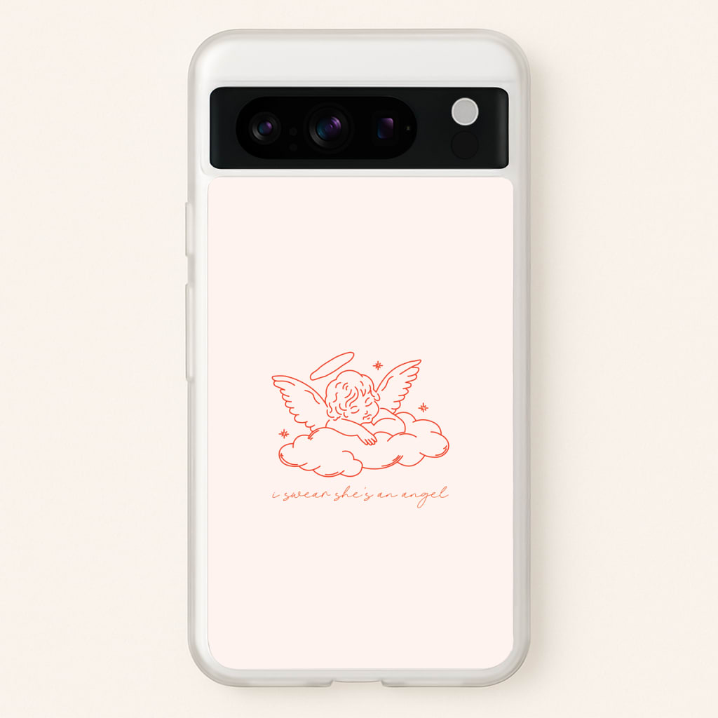 I Swear Shes An Angel - Clean Girl Aesthetic - Clean Girl Aesthetic Phone Case for Google Pixel 8 Pro