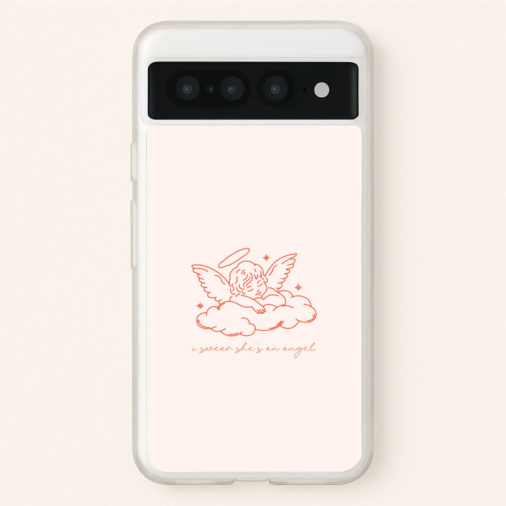 I Swear Shes An Angel - Clean Girl Aesthetic - Clean Girl Aesthetic Phone Case for Google Pixel 7 Pro