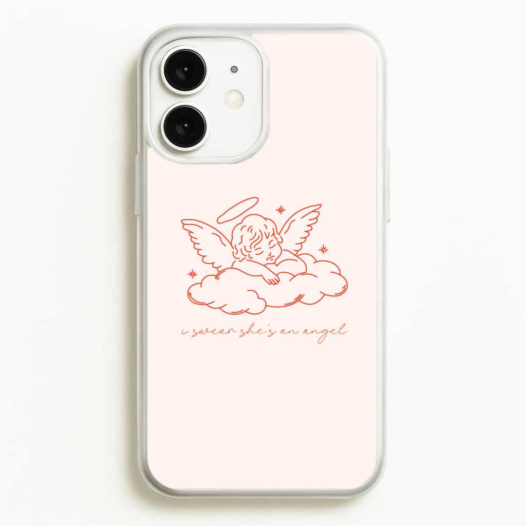 I Swear Shes An Angel - Clean Girl Aesthetic - Clean Girl Aesthetic Phone Case for iPhone 11