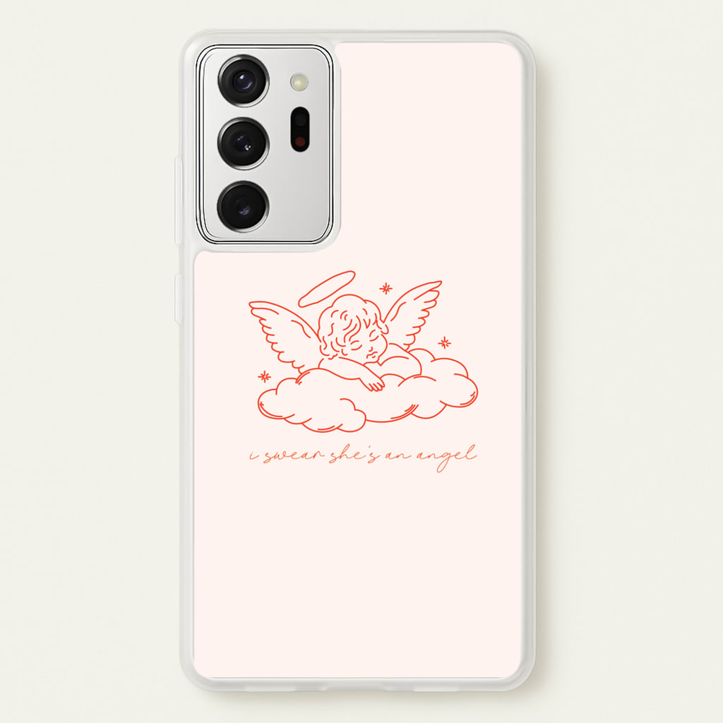 I Swear Shes An Angel - Clean Girl Aesthetic - Clean Girl Aesthetic Phone Case for Galaxy Note 20 Ultra