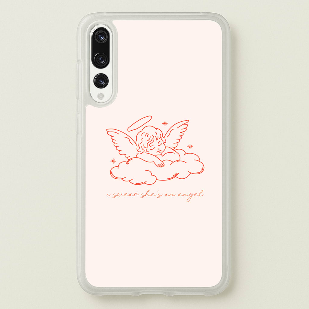 I Swear Shes An Angel - Clean Girl Aesthetic - Clean Girl Aesthetic Phone Case for Huawei P20 Pro