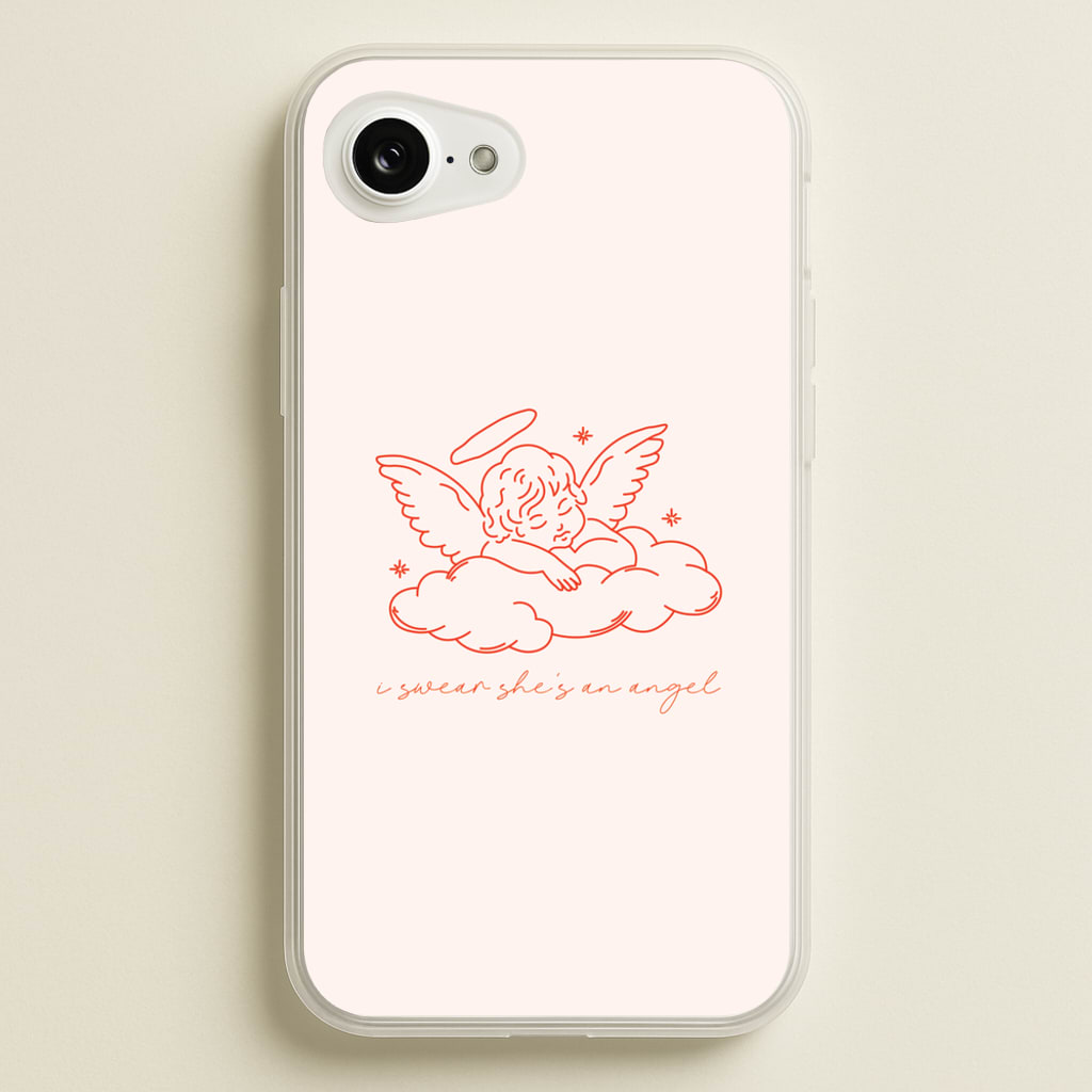 I Swear Shes An Angel - Clean Girl Aesthetic - Clean Girl Aesthetic Phone Case for iPhone 16e
