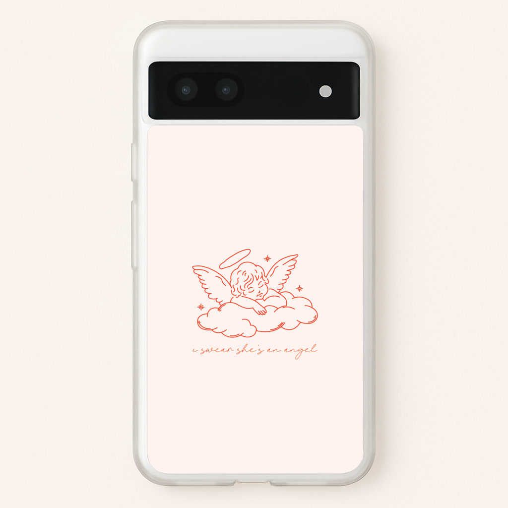 I Swear Shes An Angel - Clean Girl Aesthetic - Clean Girl Aesthetic Phone Case for Google Pixel 6a