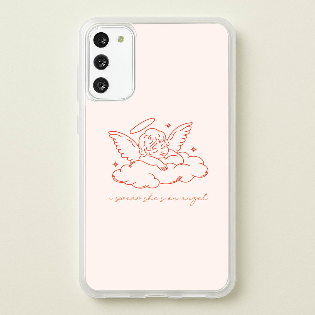 I Swear Shes An Angel - Clean Girl Aesthetic - Clean Girl Aesthetic Phone Case for Galaxy A41