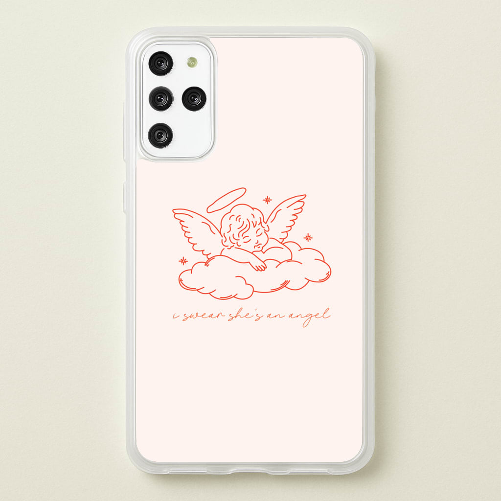 I Swear Shes An Angel - Clean Girl Aesthetic - Clean Girl Aesthetic Phone Case for Galaxy S20 Plus