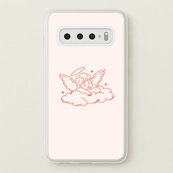 Angel - Clean Girl Aesthetic - Clean Girl Aesthetic Phone Case for Galaxy S10