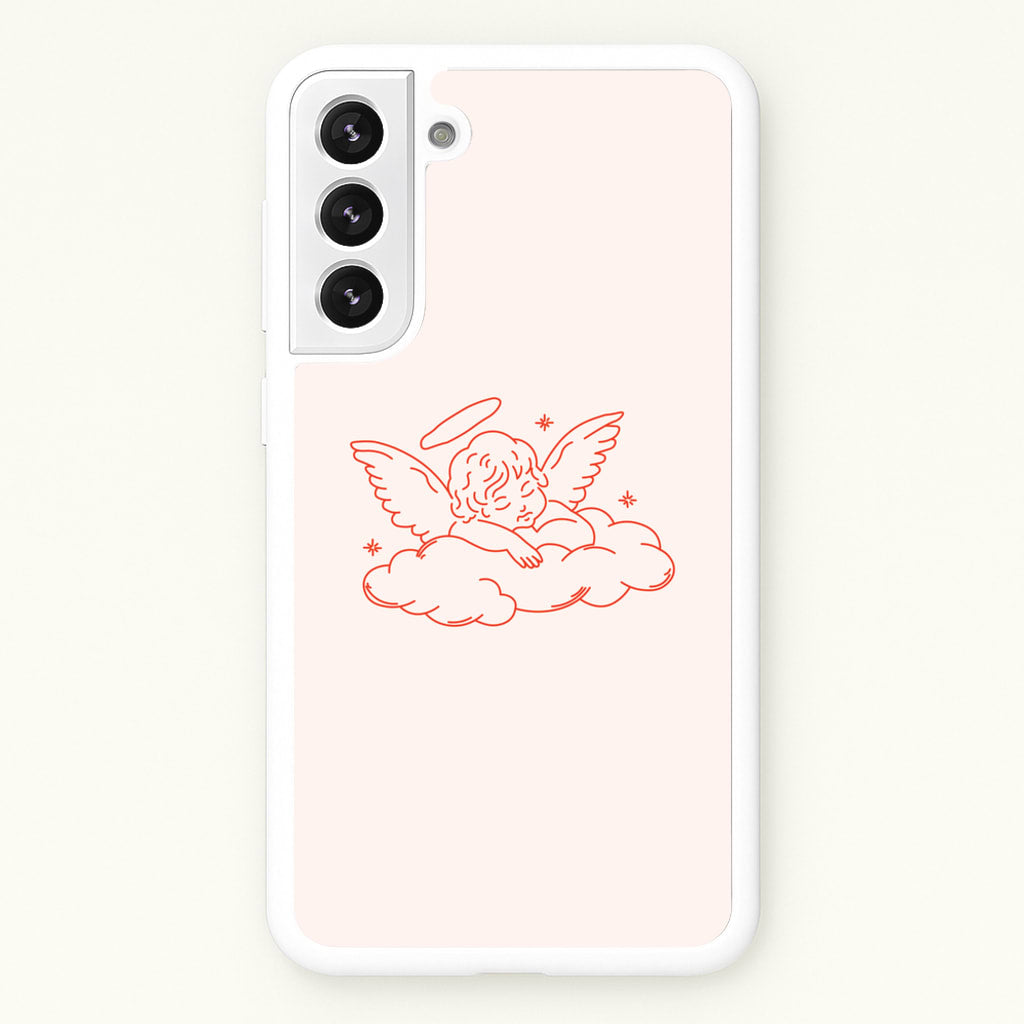 Angel - Clean Girl Aesthetic  - Clean Girl Aesthetic Phone Case for Galaxy S22 Plus