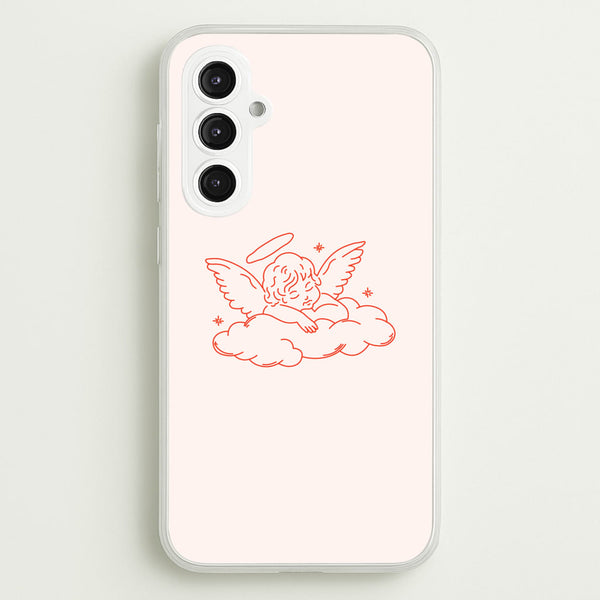 Angel - Clean Girl Aesthetic - Clean Girl Aesthetic Phone Case for Galaxy S23FE