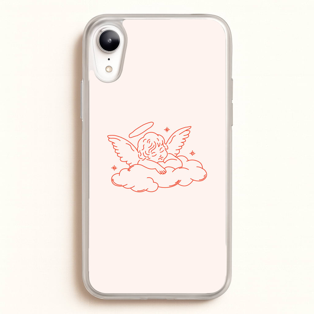 Angel - Clean Girl Aesthetic - Clean Girl Aesthetic Phone Case for iPhone XR