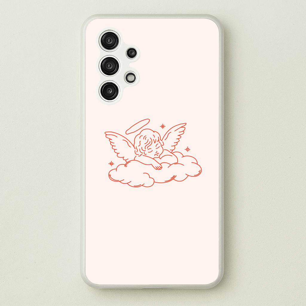 Angel - Clean Girl Aesthetic  - Clean Girl Aesthetic Phone Case for Galaxy A13