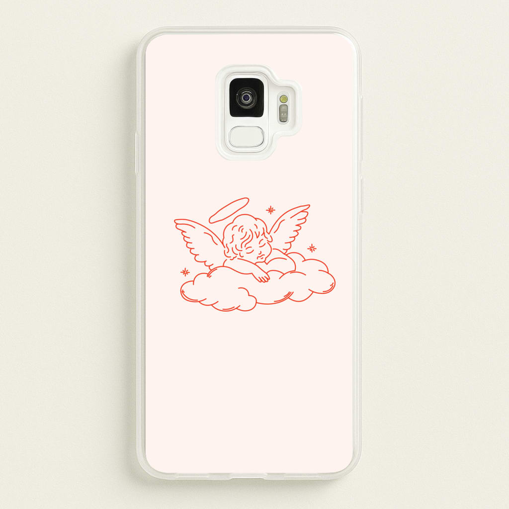 Angel - Clean Girl Aesthetic - Clean Girl Aesthetic Phone Case for Galaxy S9