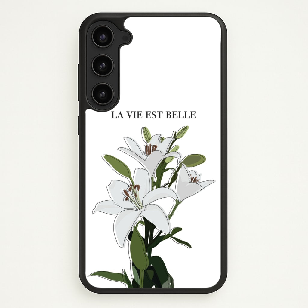 La Vie Est Belle - Clean Girl Aesthetic - Clean Girl Aesthetic Phone Case for Galaxy S23 Plus