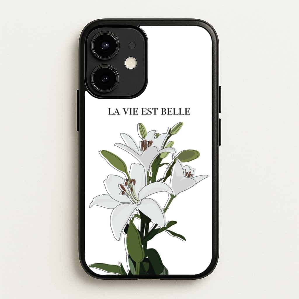 La Vie Est Belle - Clean Girl Aesthetic - Clean Girl Aesthetic Phone Case for iPhone 12 / 12 Pro
