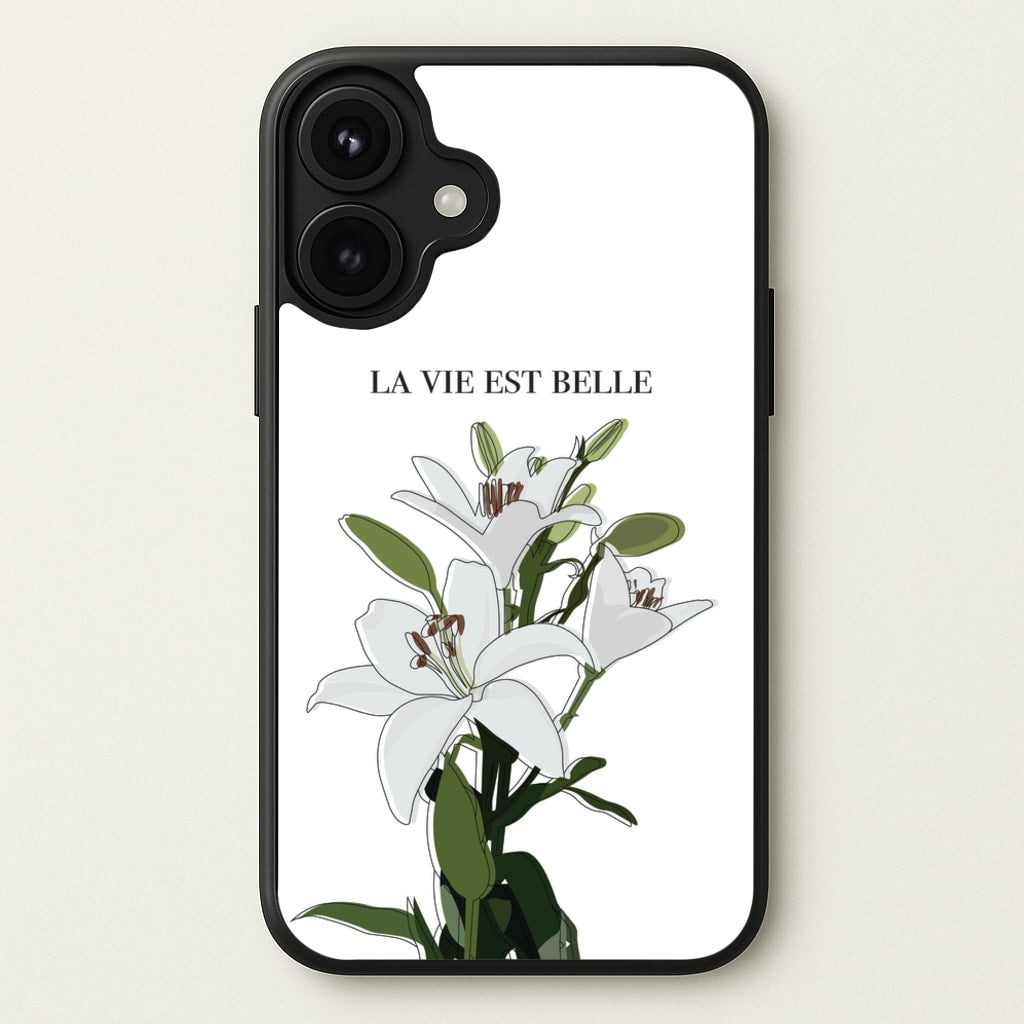 La Vie Est Belle - Clean Girl Aesthetic Phone Case for iPhone 17