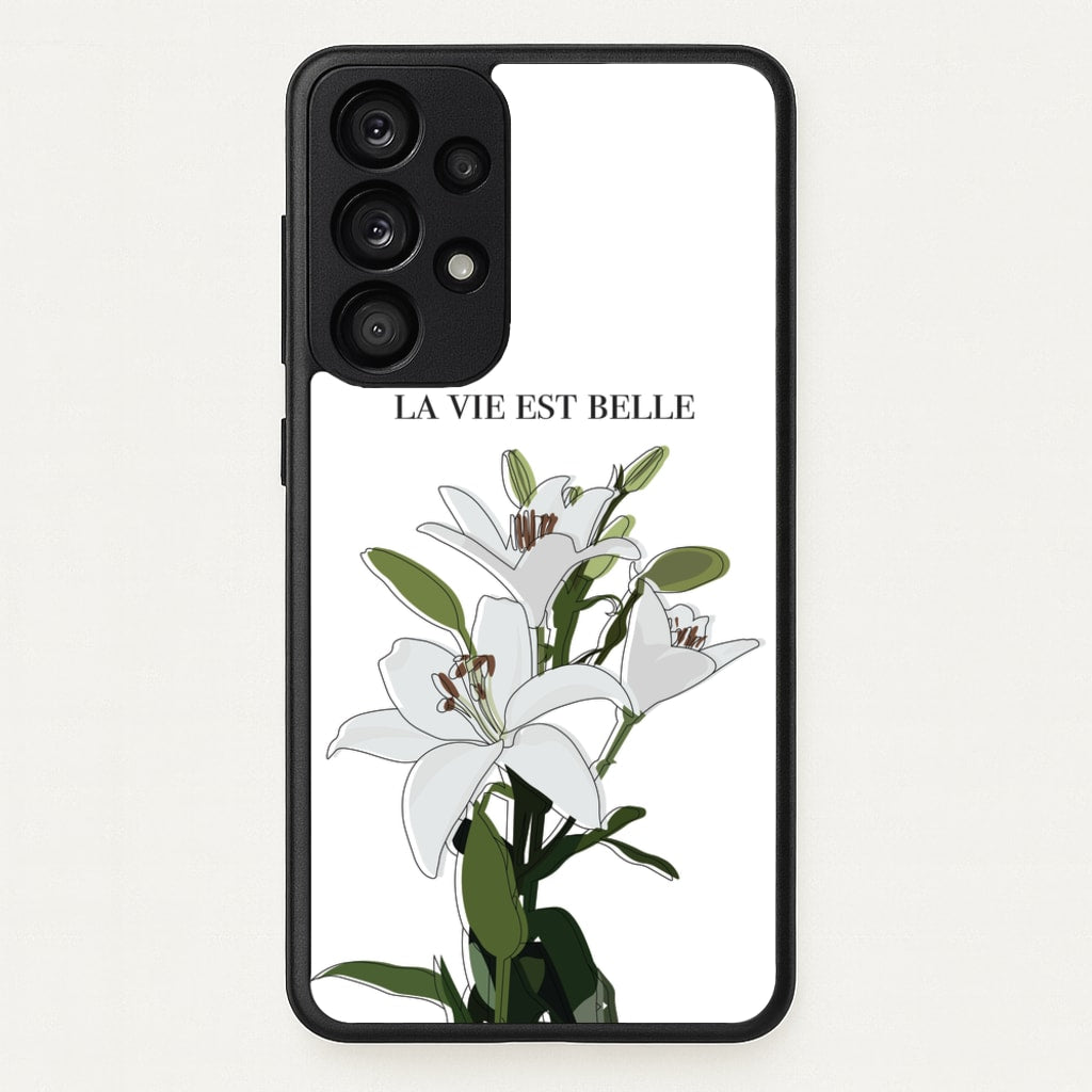 La Vie Est Belle - Clean Girl Aesthetic - Clean Girl Aesthetic Phone Case for Galaxy A53