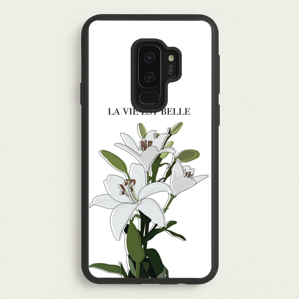 La Vie Est Belle - Clean Girl Aesthetic - Clean Girl Aesthetic Phone Case for Galaxy S9 Plus