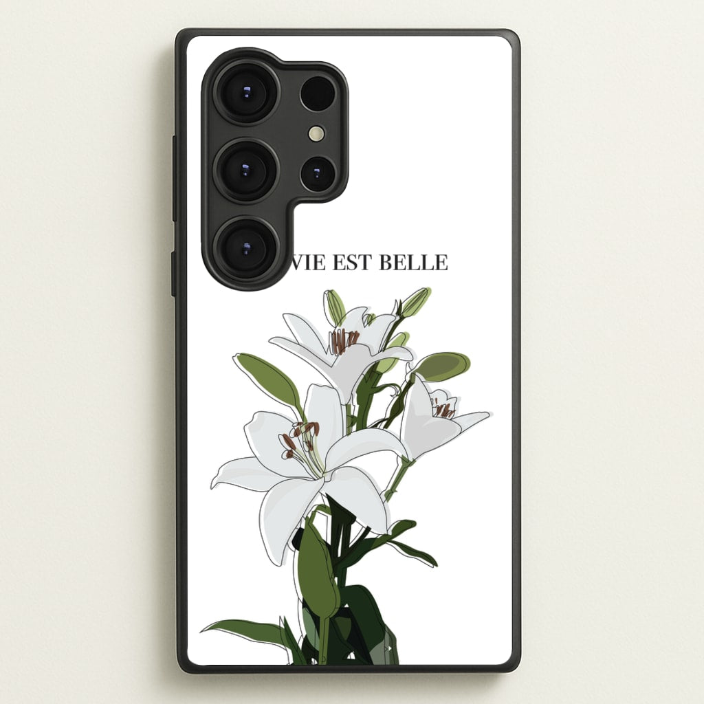 La Vie Est Belle - Clean Girl Aesthetic - Clean Girl Aesthetic Phone Case for Galaxy S25 Ultra