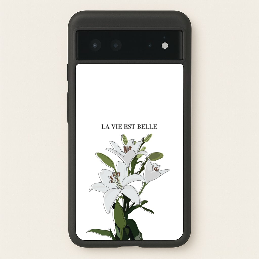 La Vie Est Belle - Clean Girl Aesthetic - Clean Girl Aesthetic Phone Case for Google Pixel 6