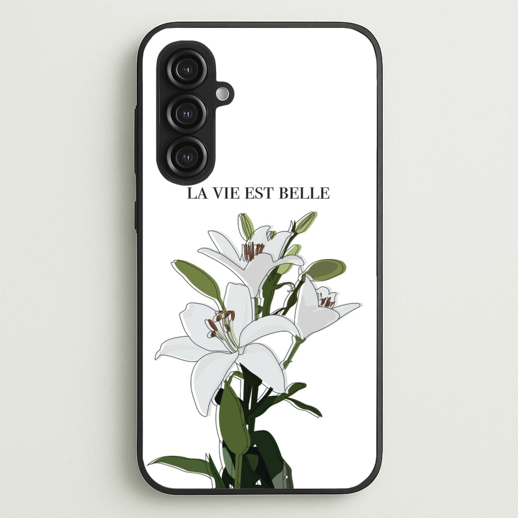 La Vie Est Belle - Clean Girl Aesthetic - Clean Girl Aesthetic Phone Case for Galaxy S23FE