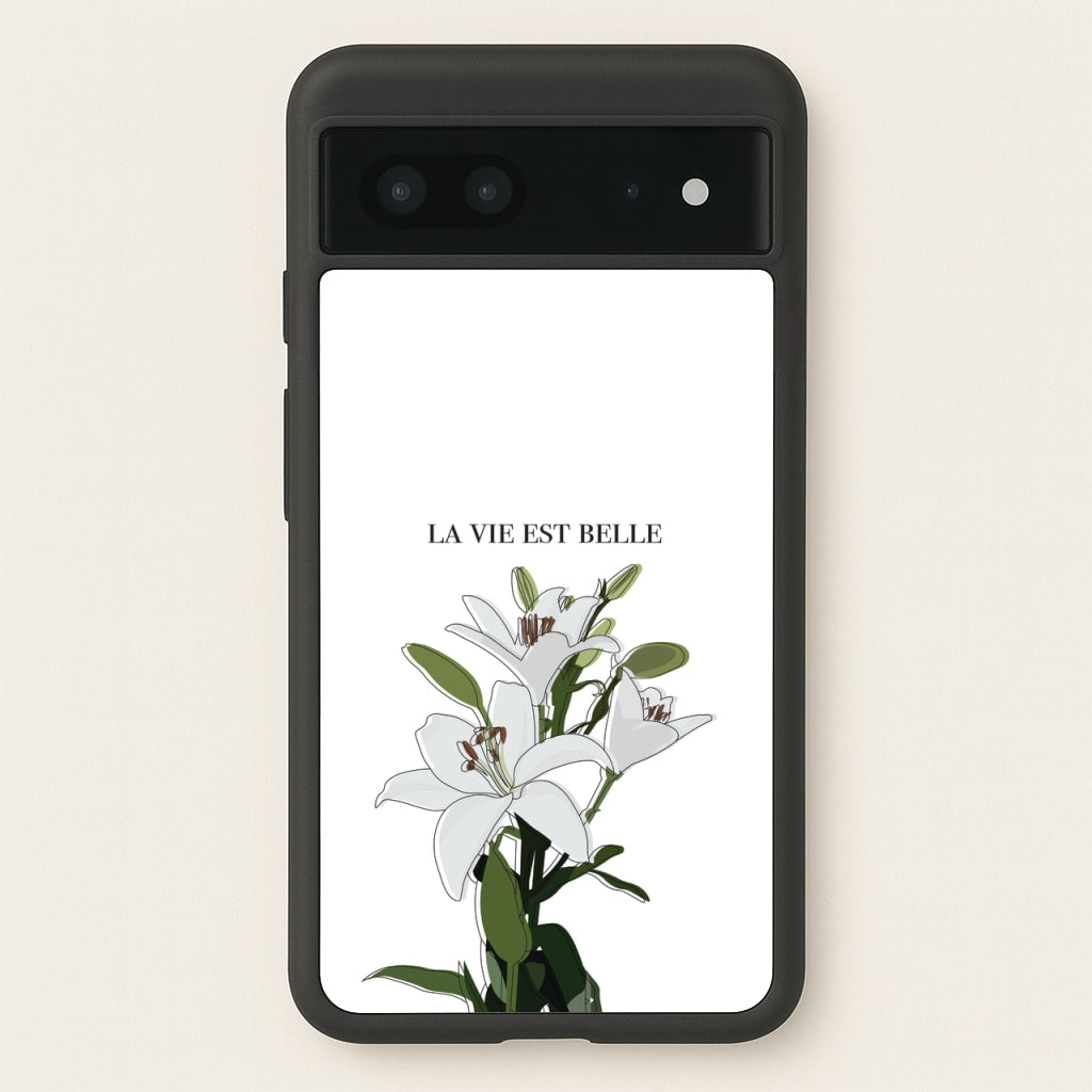 La Vie Est Belle - Clean Girl Aesthetic - Clean Girl Aesthetic Phone Case for Google Pixel 7