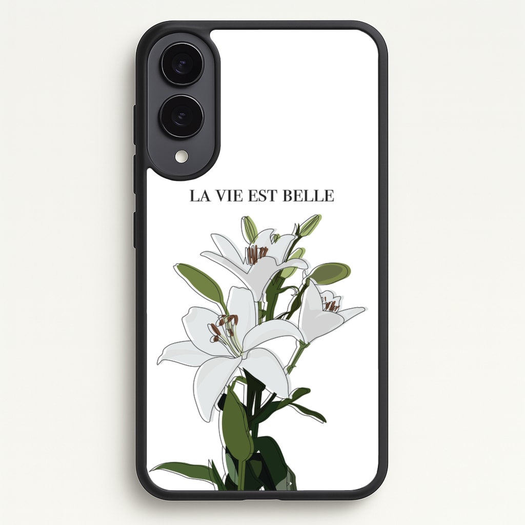 La Vie Est Belle - Clean Girl Aesthetic - Clean Girl Aesthetic Phone Case for Galaxy S25 Edge