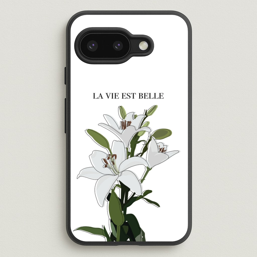 La Vie Est Belle - Clean Girl Aesthetic - Clean Girl Aesthetic Phone Case for Google Pixel 9a