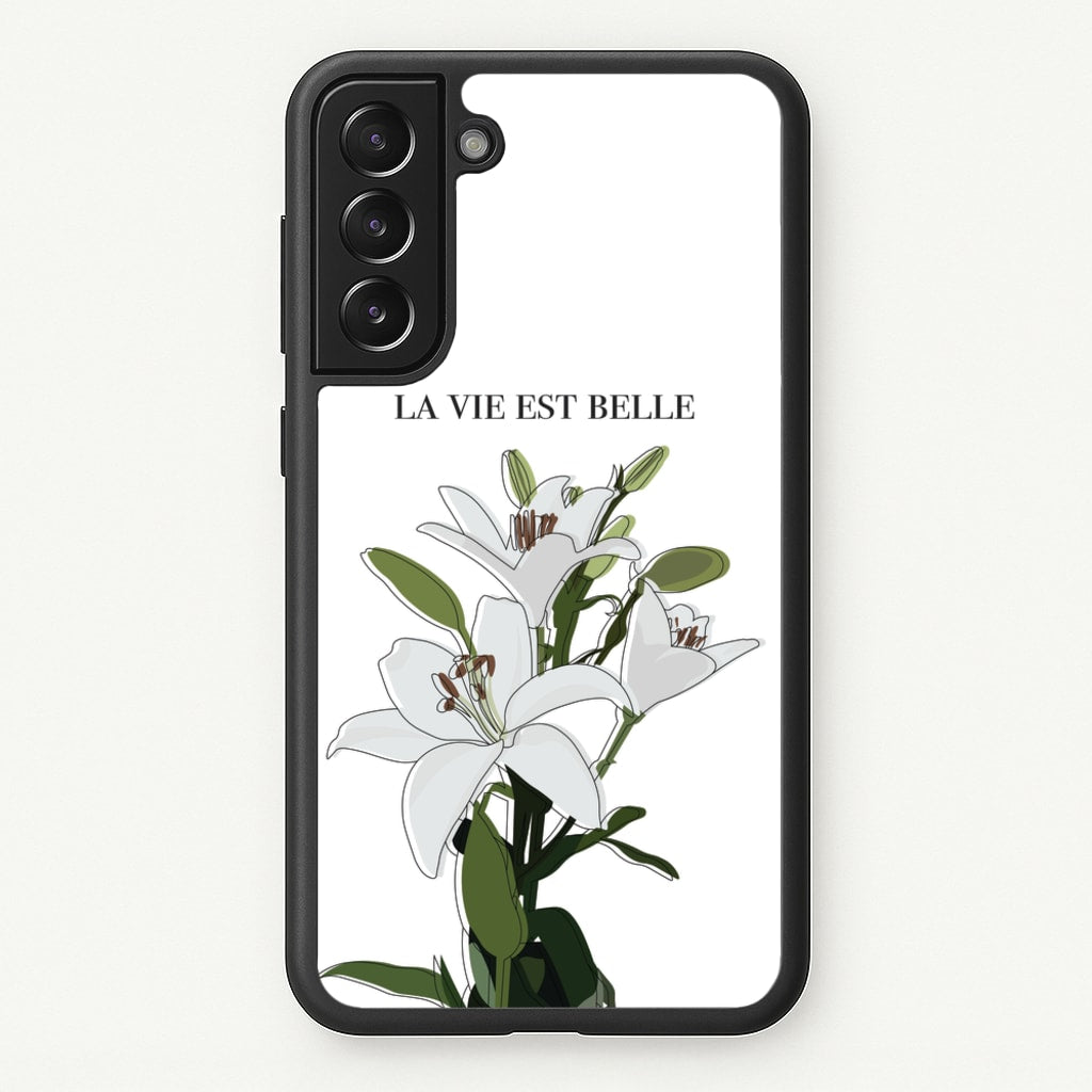La Vie Est Belle - Clean Girl Aesthetic - Clean Girl Aesthetic Phone Case for Galaxy S22 Plus