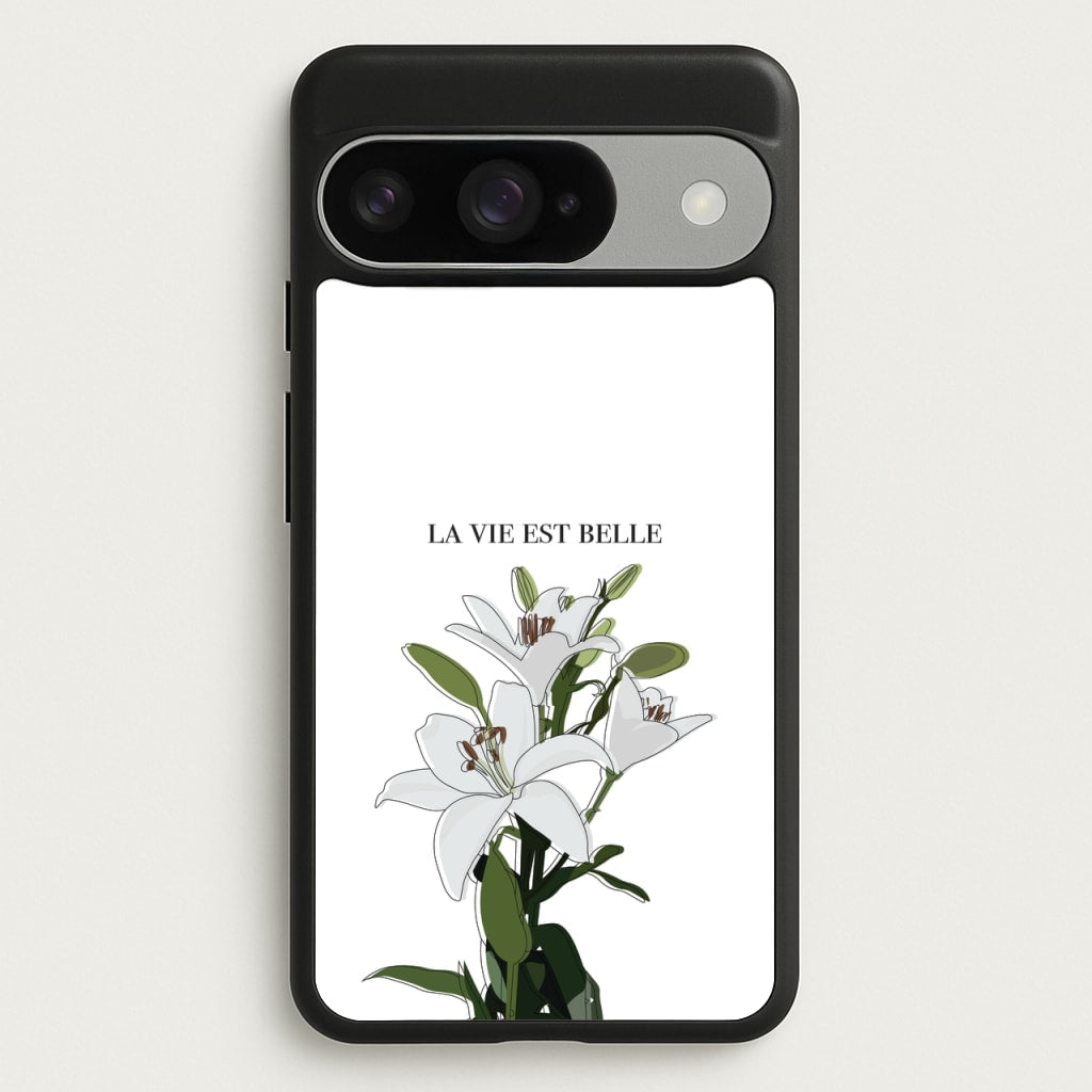La Vie Est Belle - Clean Girl Aesthetic Phone Case for Google Pixel 10 / 10 Pro
