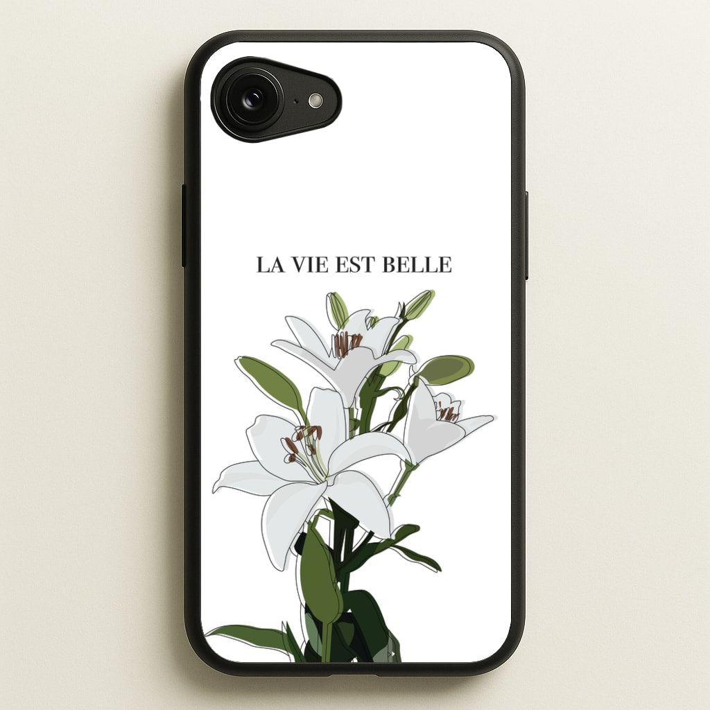 La Vie Est Belle - Clean Girl Aesthetic - Clean Girl Aesthetic Phone Case for iPhone 16e