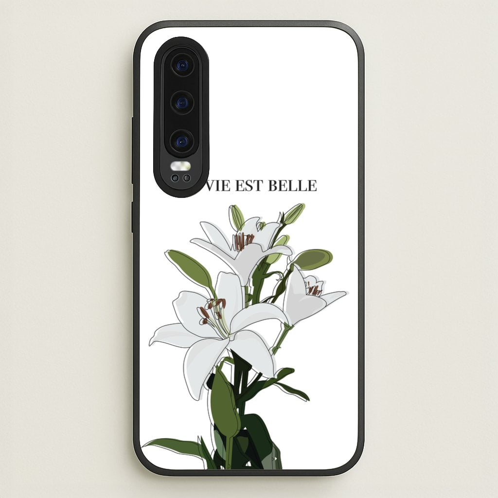 La Vie Est Belle - Clean Girl Aesthetic - Clean Girl Aesthetic Phone Case for Huawei P30
