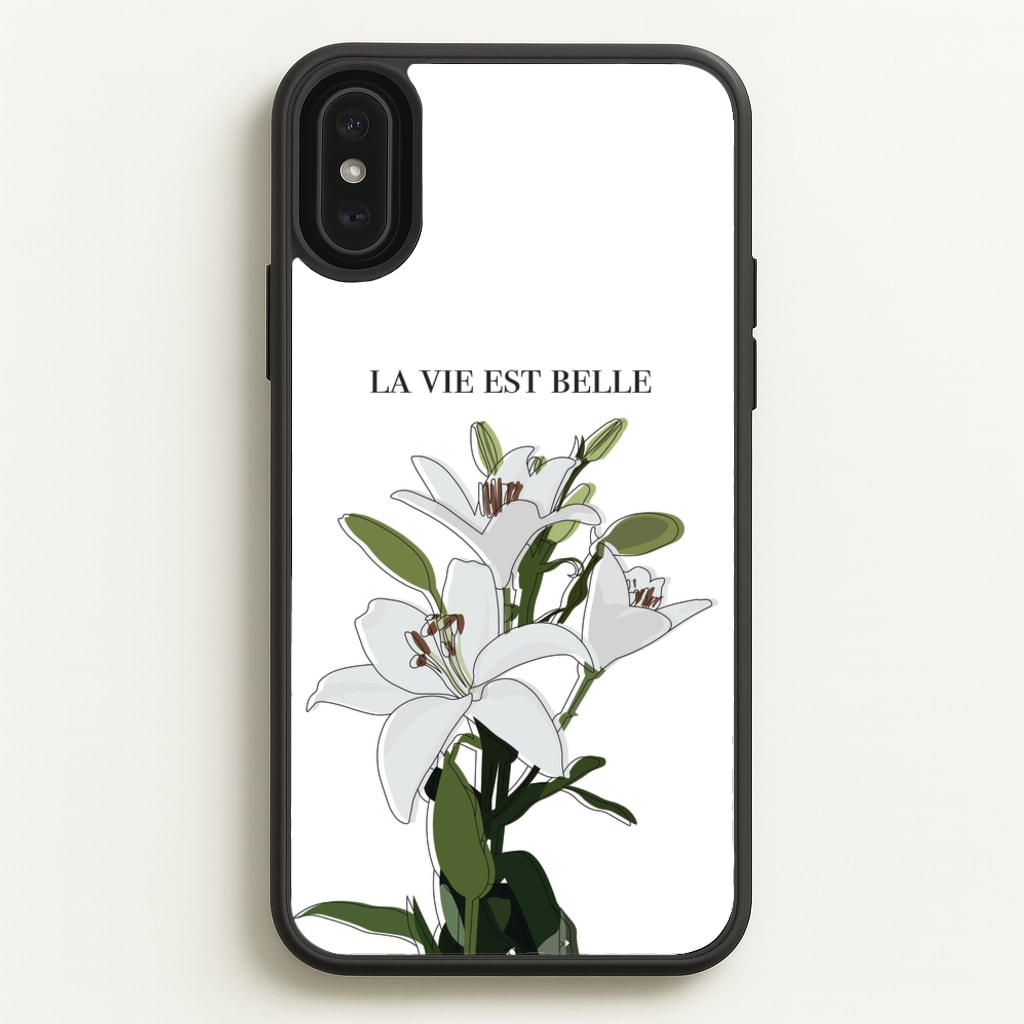La Vie Est Belle - Clean Girl Aesthetic - Clean Girl Aesthetic Phone Case for iPhone XS Max