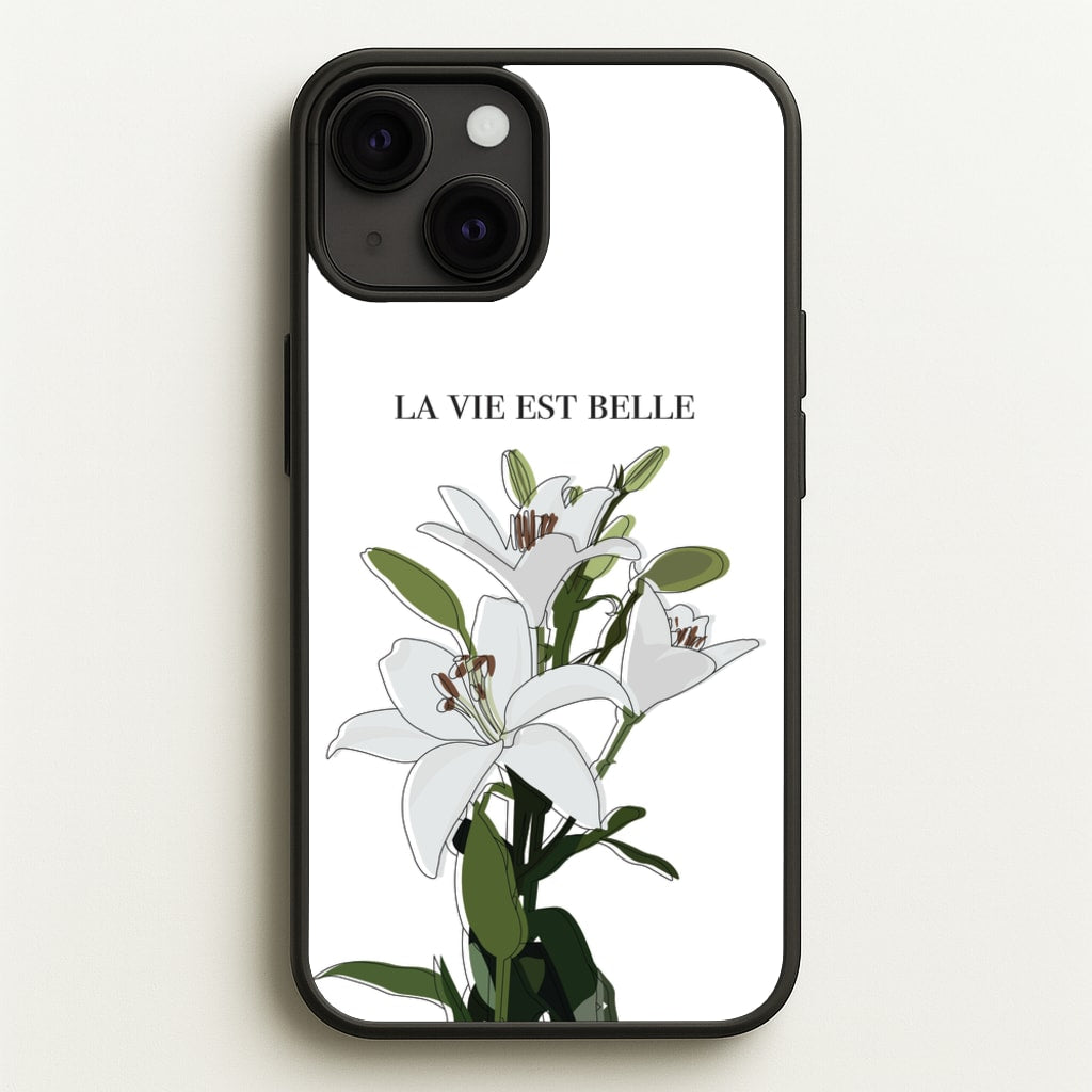 La Vie Est Belle - Clean Girl Aesthetic - Clean Girl Aesthetic Phone Case for iPhone 13