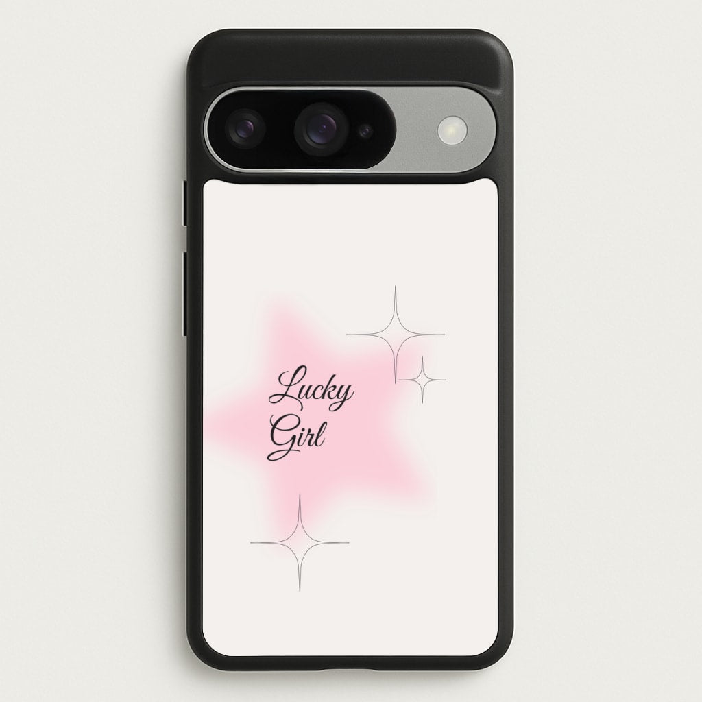 Lucky Girl - Clean Girl Aesthetic Phone Case for Google Pixel 10 / 10 Pro