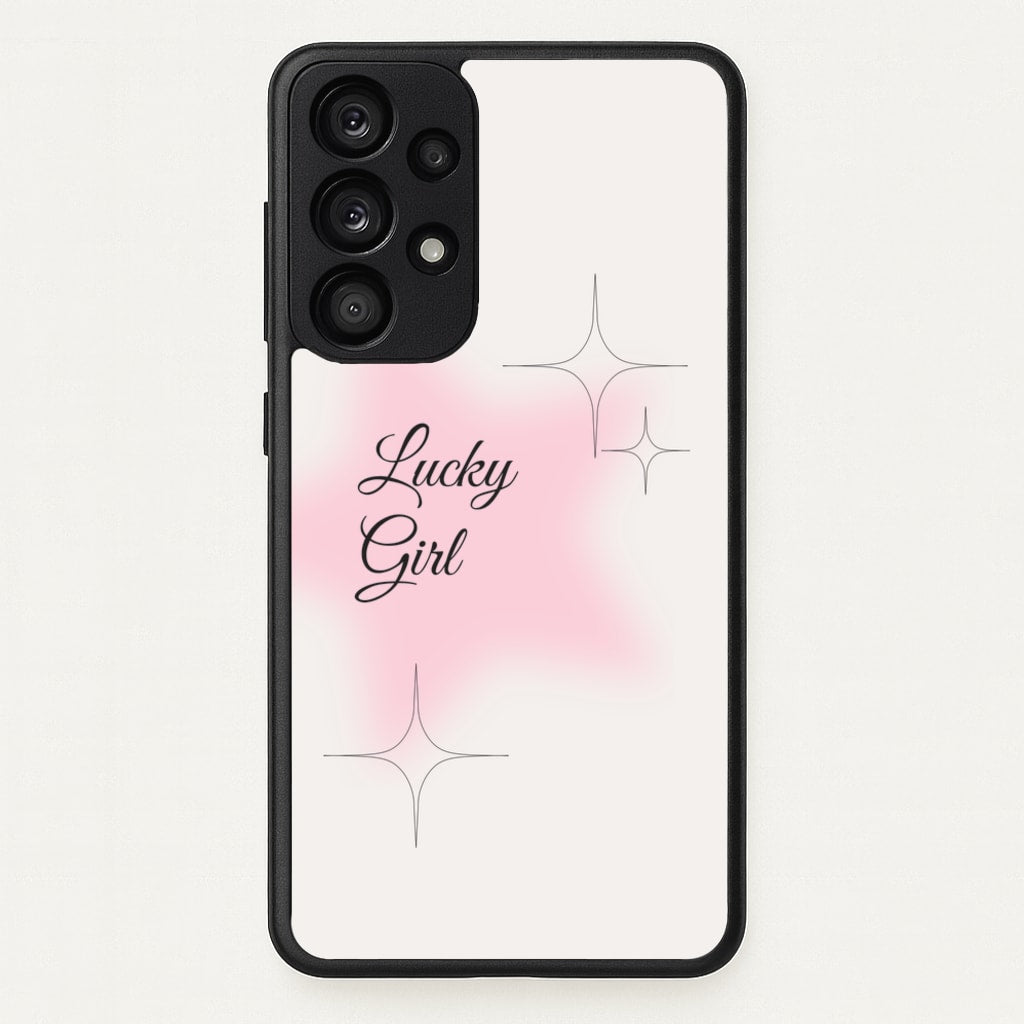 Lucky Girl - Clean Girl Aesthetic - Clean Girl Aesthetic Phone Case for Galaxy A53