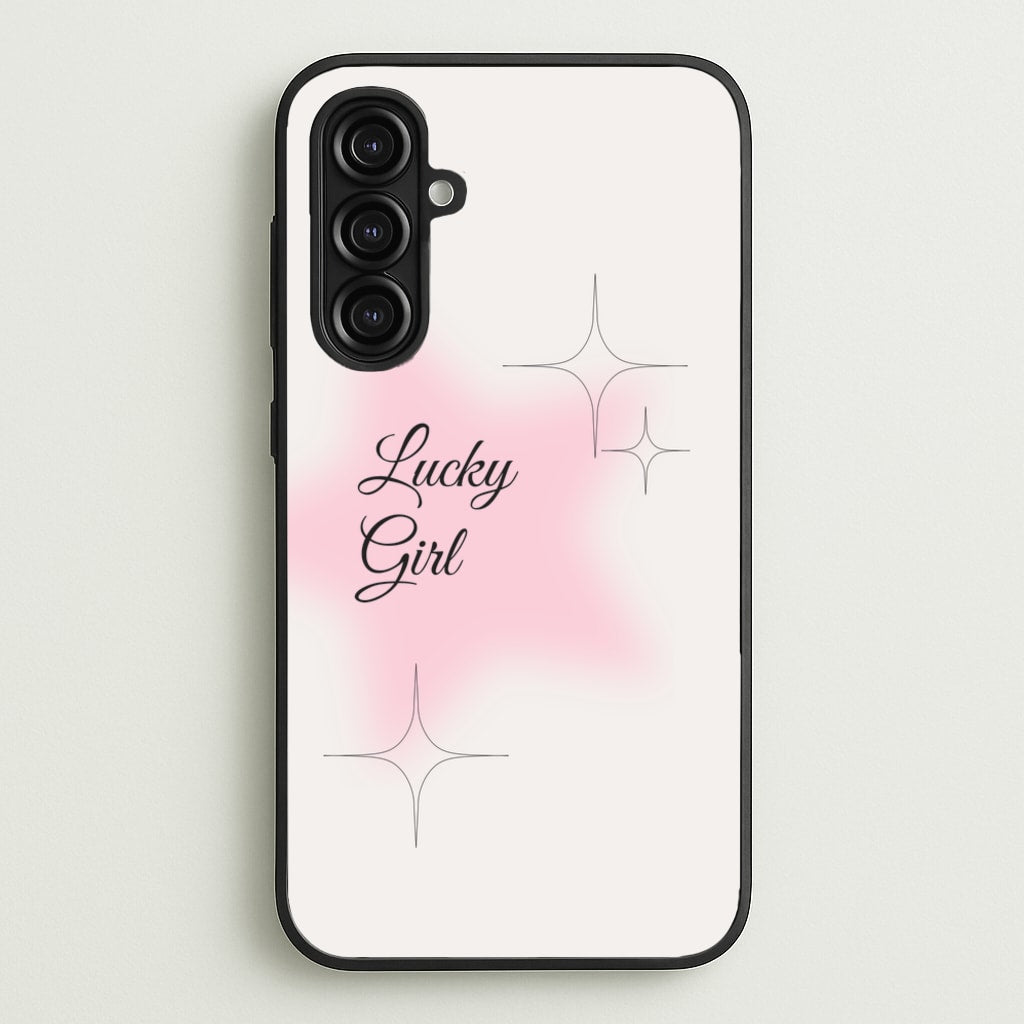 Lucky Girl - Clean Girl Aesthetic - Clean Girl Aesthetic Phone Case for Galaxy A16