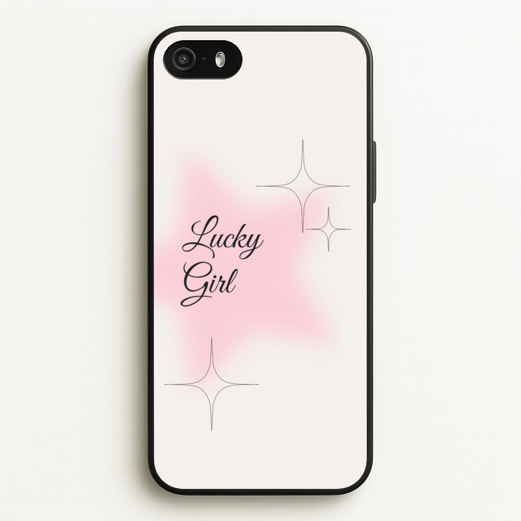 Lucky Girl - Clean Girl Aesthetic - Clean Girl Aesthetic Phone Case for iPhone 5 / 5s / SE 2016