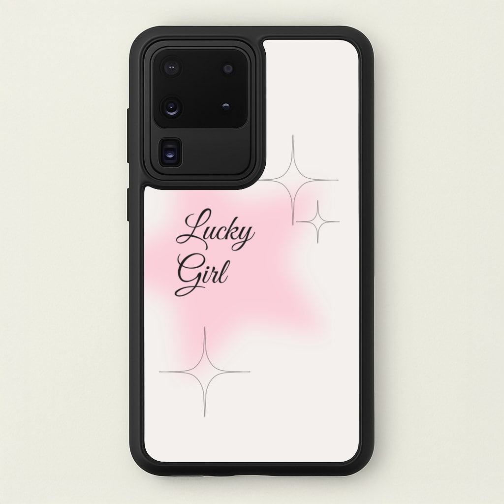 Lucky Girl - Clean Girl Aesthetic - Clean Girl Aesthetic Phone Case for Galaxy S20 Ultra