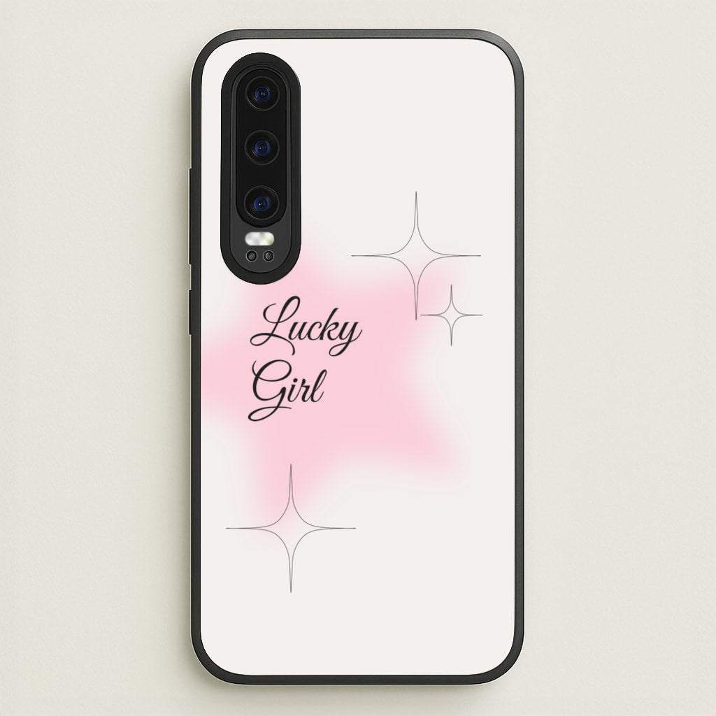 Lucky Girl - Clean Girl Aesthetic - Clean Girl Aesthetic Phone Case for Huawei P30