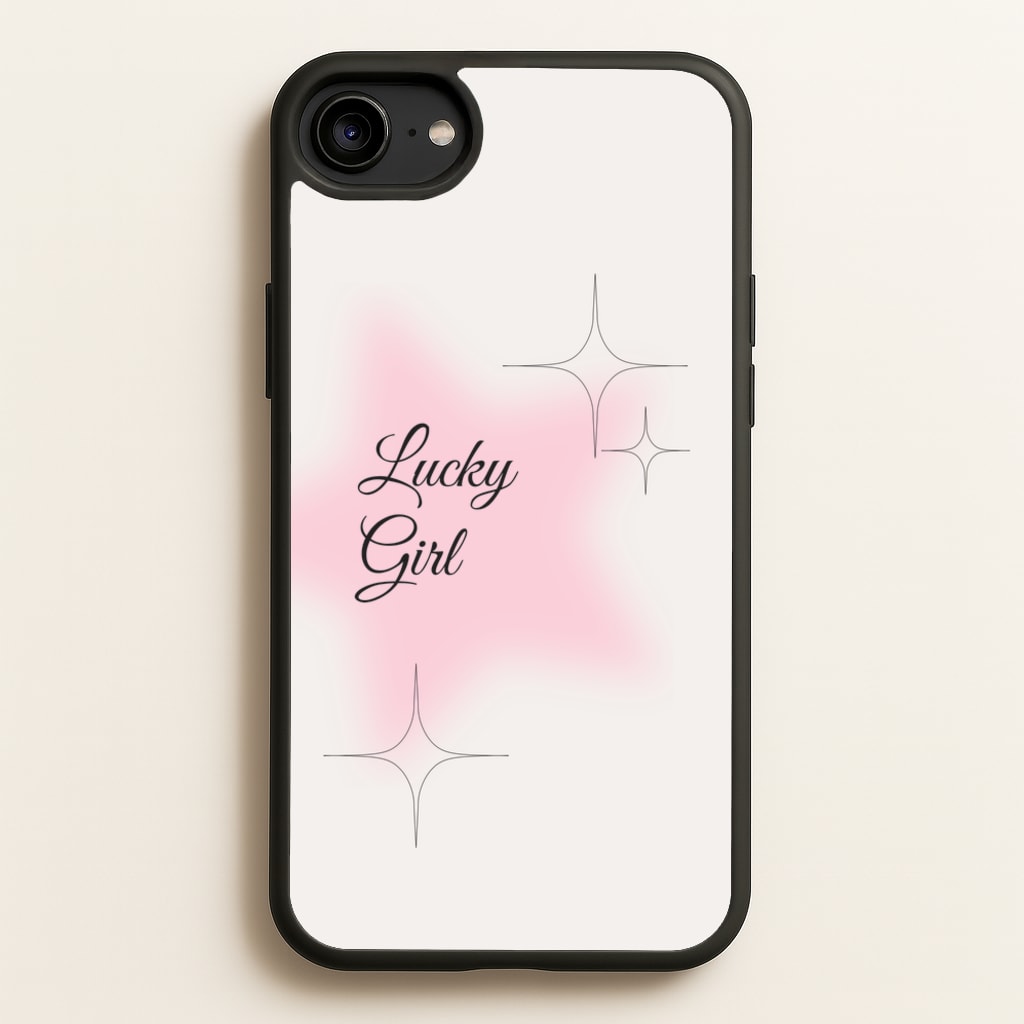 Lucky Girl - Clean Girl Aesthetic - Clean Girl Aesthetic Phone Case for iPhone 6 / 7 / 8 / SE