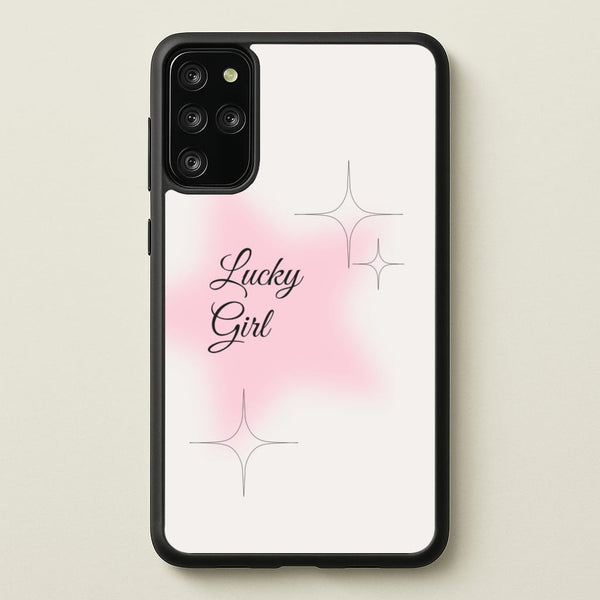 Lucky Girl - Clean Girl Aesthetic - Clean Girl Aesthetic Phone Case for Galaxy S20 Plus