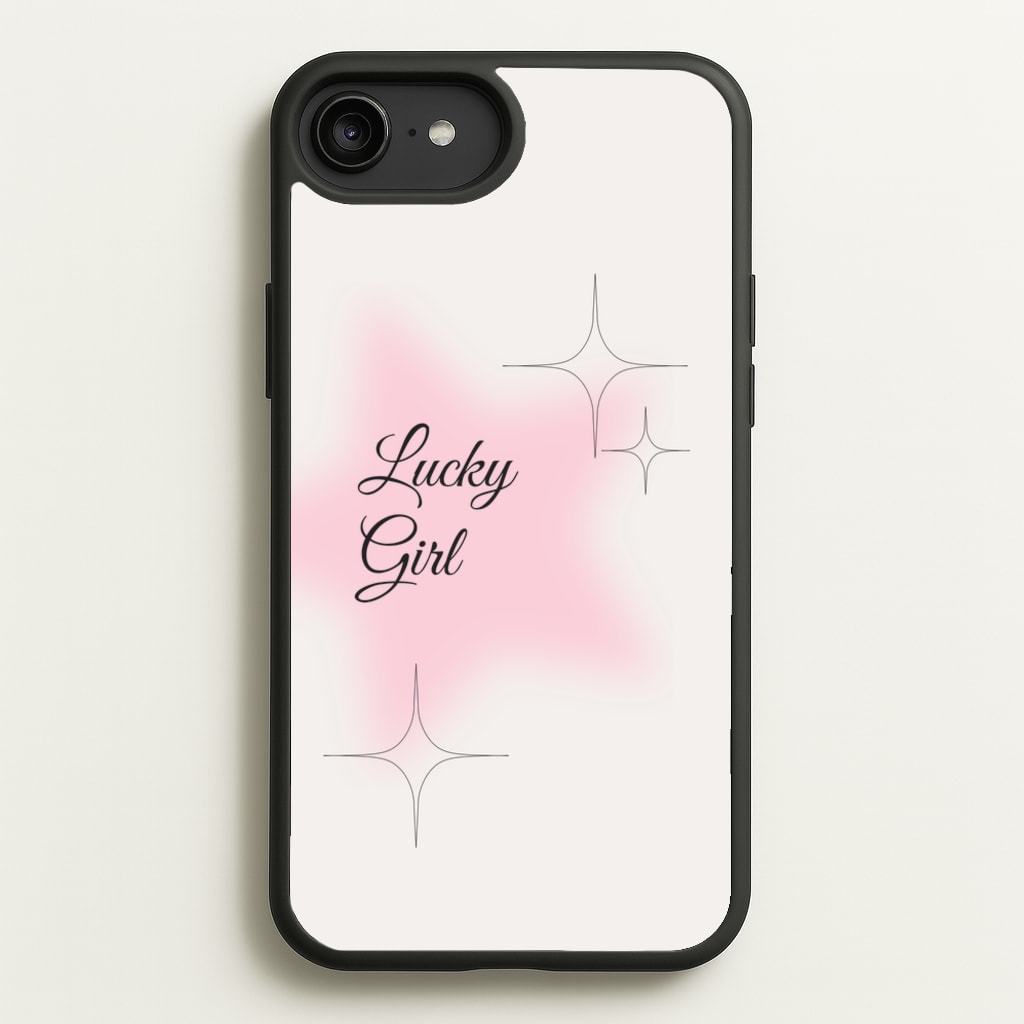 Lucky Girl - Clean Girl Aesthetic - Clean Girl Aesthetic Phone Case for iPhone 6 Plus / 7 Plus / 8 Plus