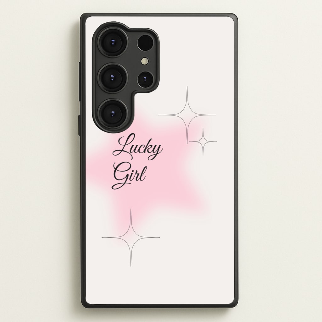 Lucky Girl - Clean Girl Aesthetic - Clean Girl Aesthetic Phone Case for Galaxy S25 Ultra